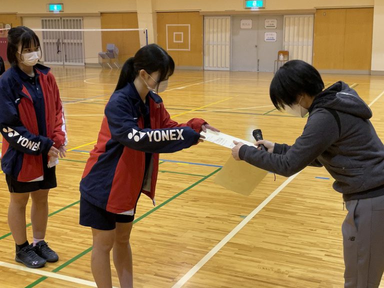 【女子バドミントン部】xmas Cupバドミントン大会準優勝 学校法人平山学園 清林館高等学校